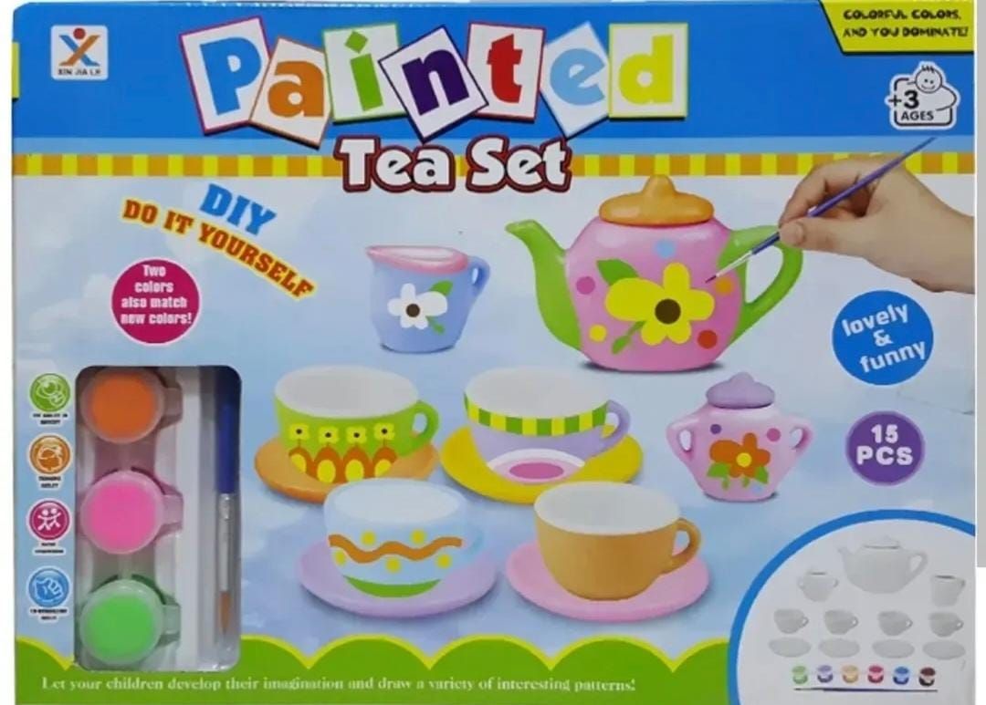 Painted Tea Set